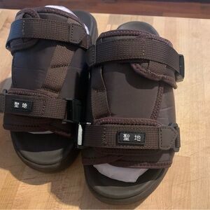 Seichi Yoroi v2 Brown Slide Sandals